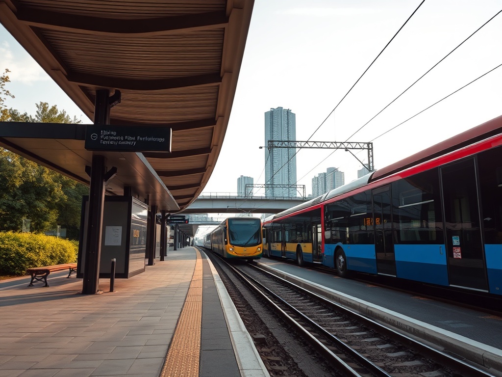 Fragment drogi w Gliwicach z widocznym tymczasowym mostem i znakiem informującym o objazdach