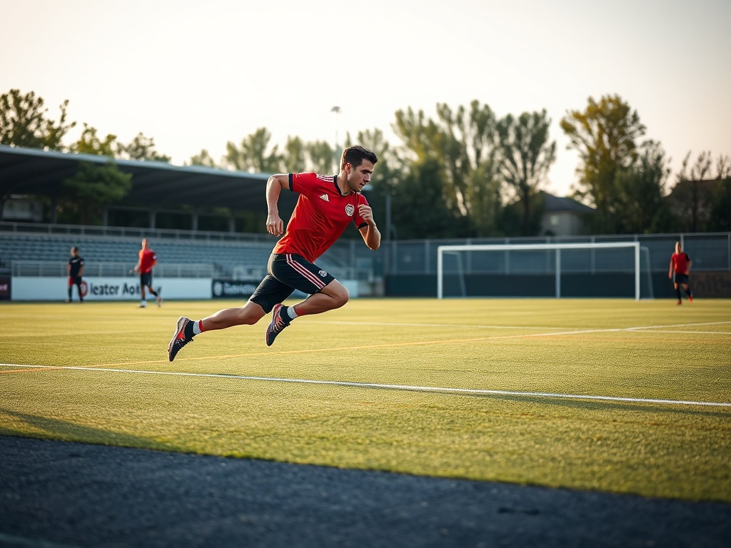 Piłkarze Piasta Gliwice na boisku, z myślą o zmianach w sztabie szkoleniowym przed meczem z Pogonią Szczecin.