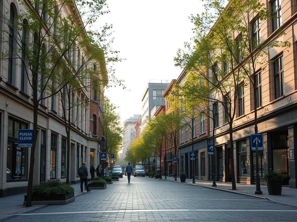 Ilustracja Gliwic z zaznaczonym obszarem budowy ścieżki rowerowej i symbolem kongresu jakościowego